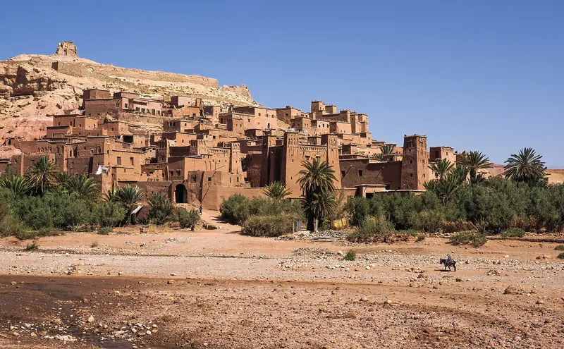 The fortified mud-brick ksar of Aït Benhaddou