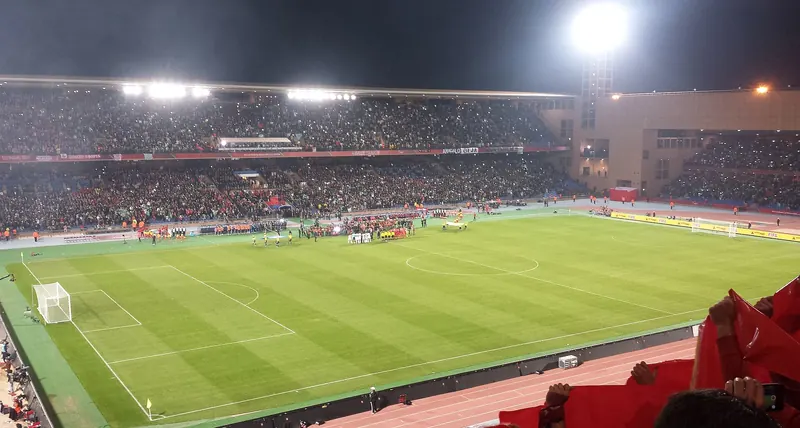 Floodlit match at the Grand Stade de Marrakech