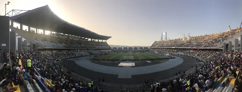 Crowd inside the Grand Stade de Tanger